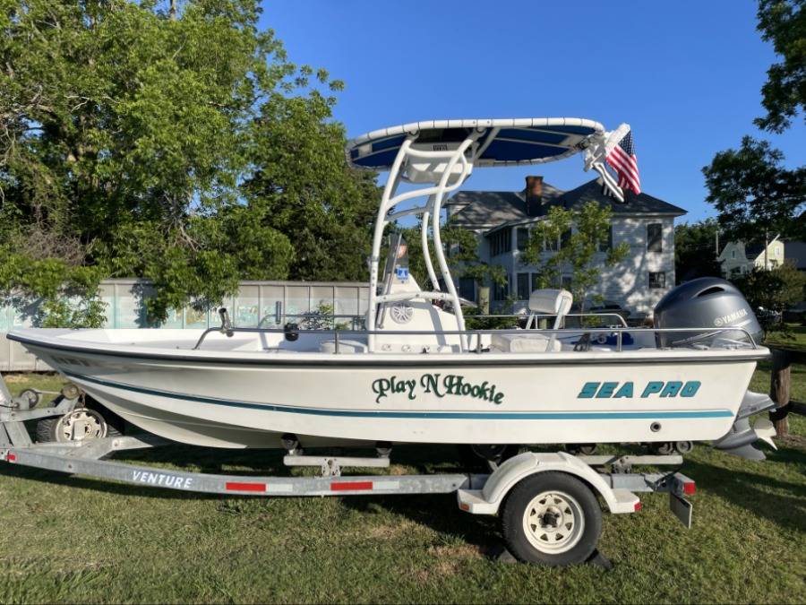 2012 Sea Pro with a SG600 boat t-top, photo 3 of 3