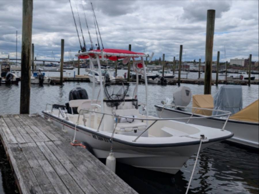 2013 Boston Whaler Montauk 190 with a SG600 boat t-top, photo 1 of 8