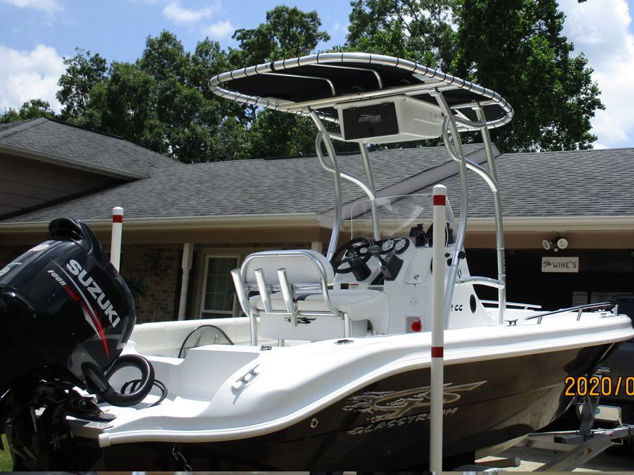 2013 Glasstream 192 center console with a SG600 boat t-top, photo 2 of 4