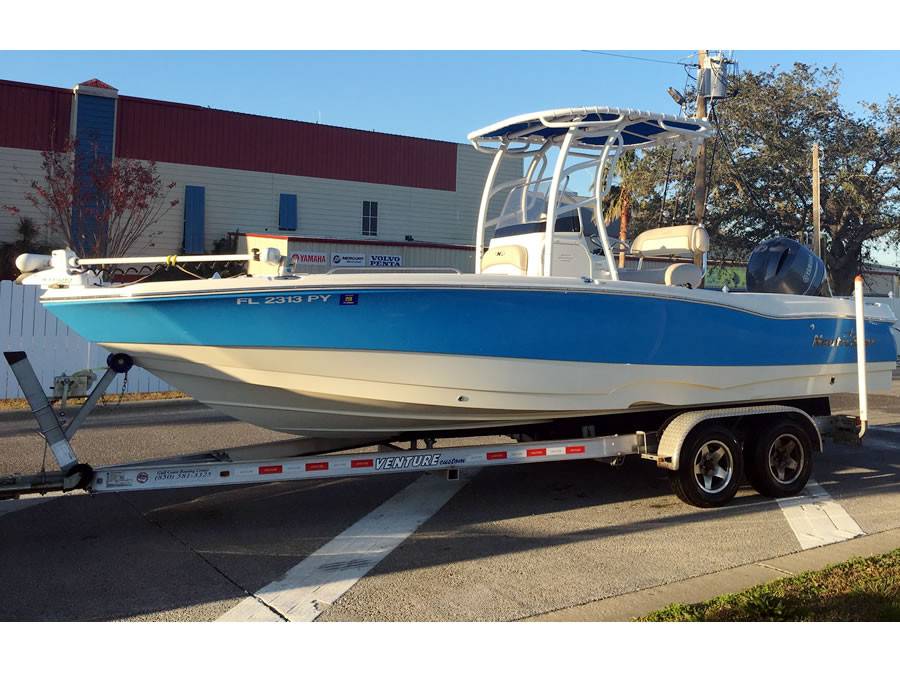 2015 NauticStar 231 Angler with a SG900 boat t-top, photo 1 of 3
