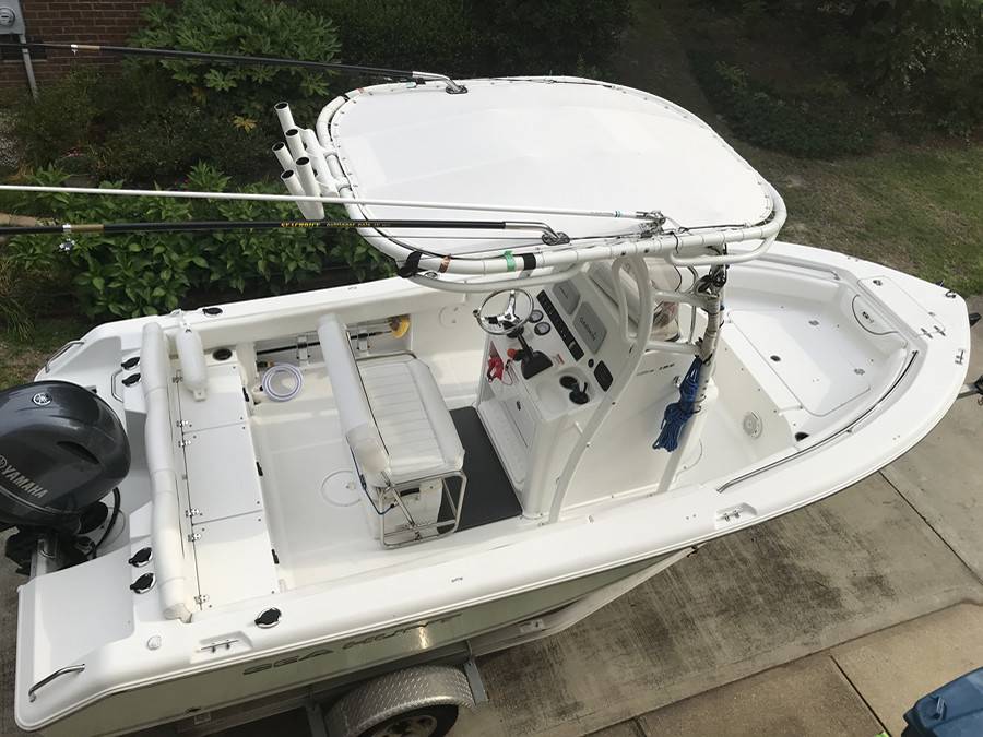 2015 Sea Hunt 196 with a SG900 boat t-top, photo 3 of 3