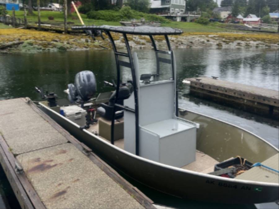 2016 River Hawk Pro-V 16 with a SG300 boat t-top, photo 3 of 6