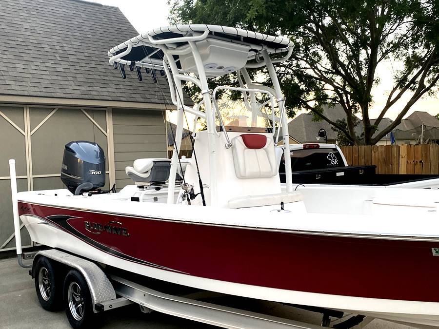 2017 Blue Wave 24 Pure Bay with a SG900 boat t-top, photo 3 of 4