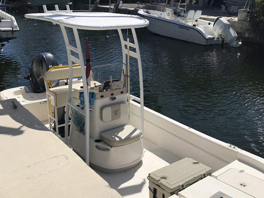 2017 Carolina Skiff JVX 20 with a SG300 boat t-top, photo 3 of 3