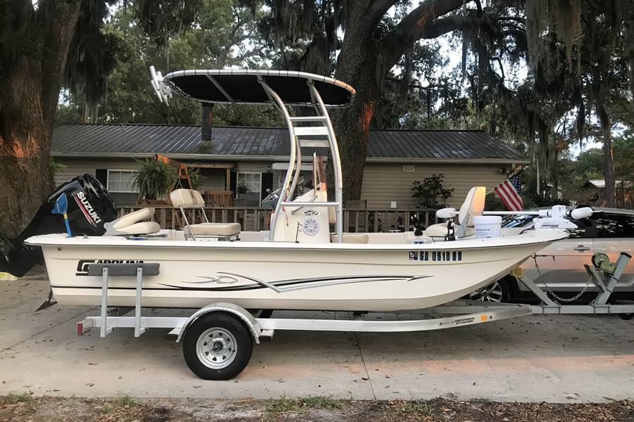 2017 Carolina Skiff JVX18 with a SG300 boat t-top, photo 3 of 4