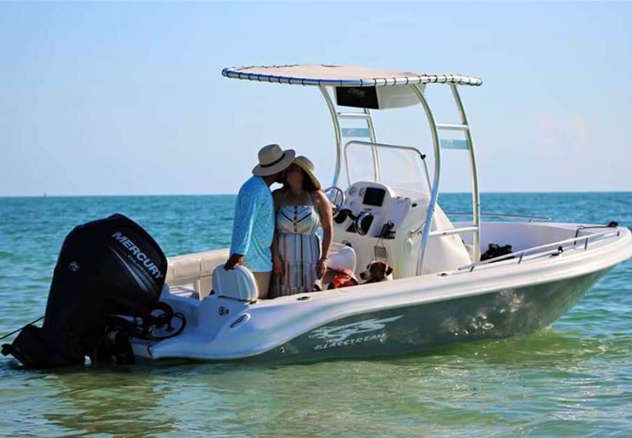 2017 Glasstream 192cc with a SG300 boat t-top, photo 1 of 7