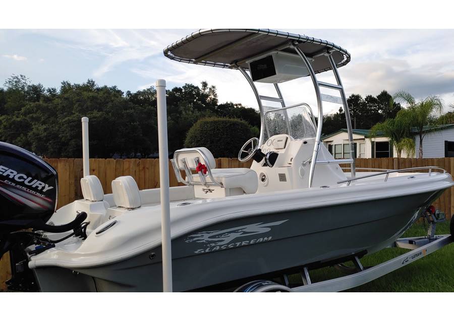 2017 Glasstream 192cc with a SG300 boat t-top, photo 2 of 7