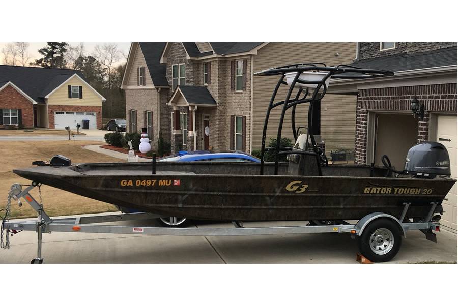 2018 G3 Gator Tough 20” with a SG600 boat t-top, photo 1 of 2