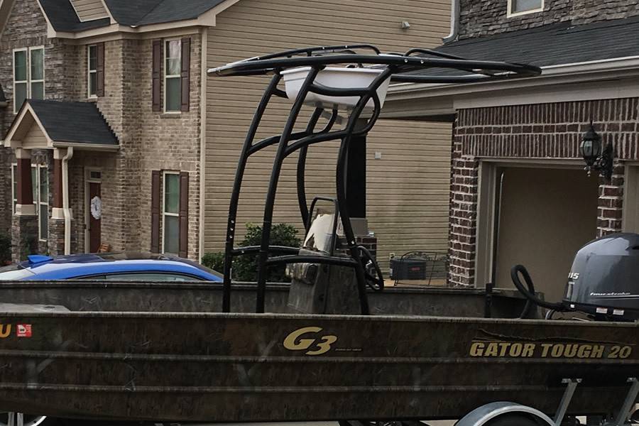 2018 G3 Gator Tough 20” with a SG600 boat t-top, photo 2 of 2