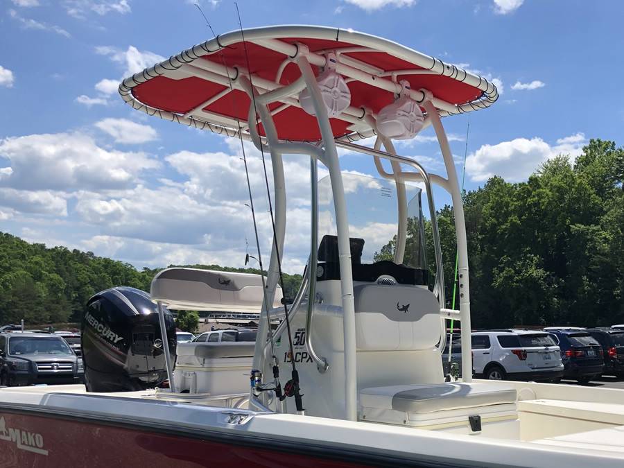 2018 Mako 19 CPX with a SG600 boat t-top, photo 3 of 4