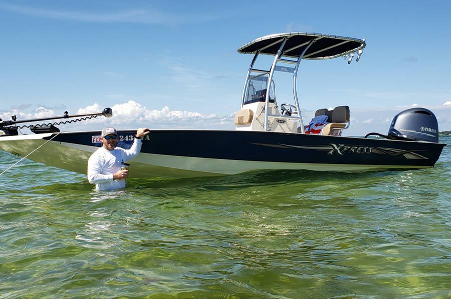 2018 Xpress H22 with a SG300 boat t-top, photo 1 of 5