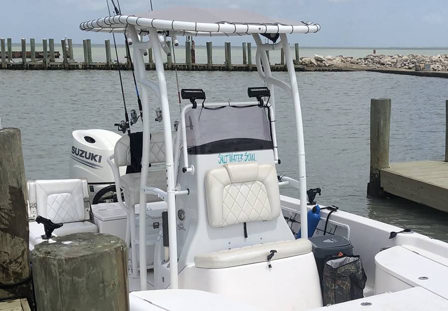 2019 Blue Wave 2200 Pure Bay with a SG600 boat t-top, photo 2 of 3