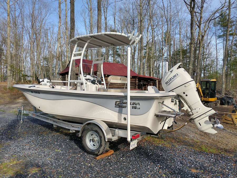 2020 Carolina Skiff 19ls with a SG300 boat t-top, photo 2 of 4
