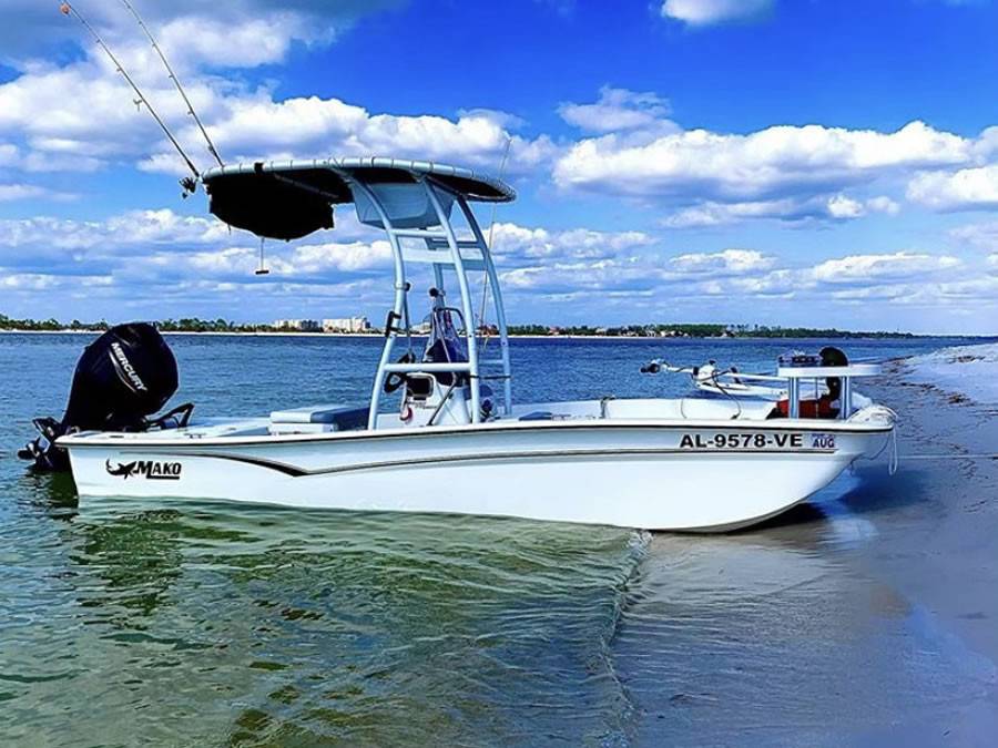 2020 Mako Pro Skiff 17 with a SG300 boat t-top, photo 1 of 2