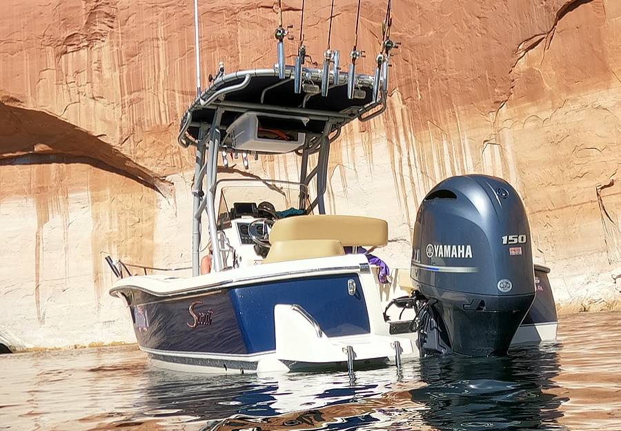 2020 Scout 195 Sport Fisher with a SG900 boat t-top, photo 3 of 8