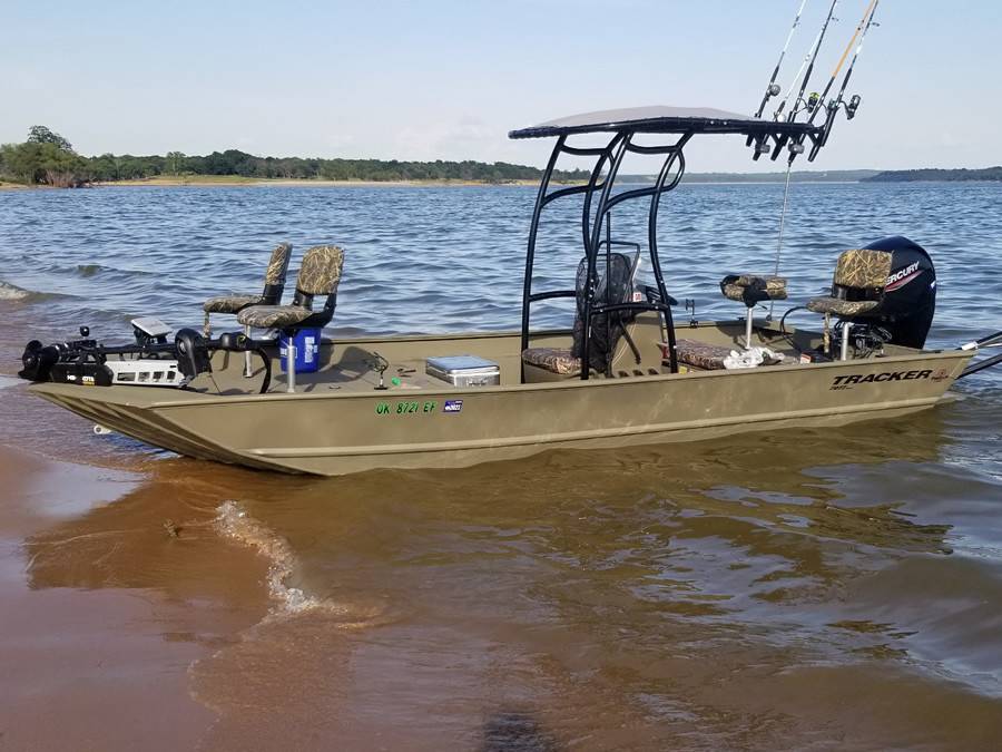 2020 Tracker Grizzly 2072 with a SG600 boat t-top, photo 1 of 6