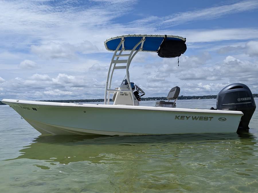 2021 Key West 188 BR with a SG300 boat t-top, photo 1 of 8