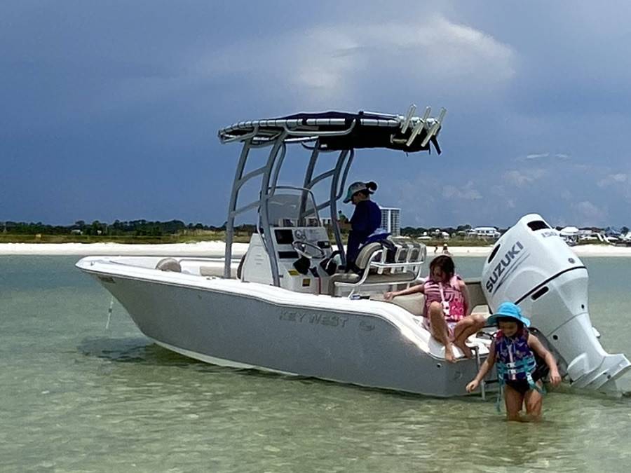 2021 Key West 203 FS with a SG900 boat t-top, photo 1 of 7