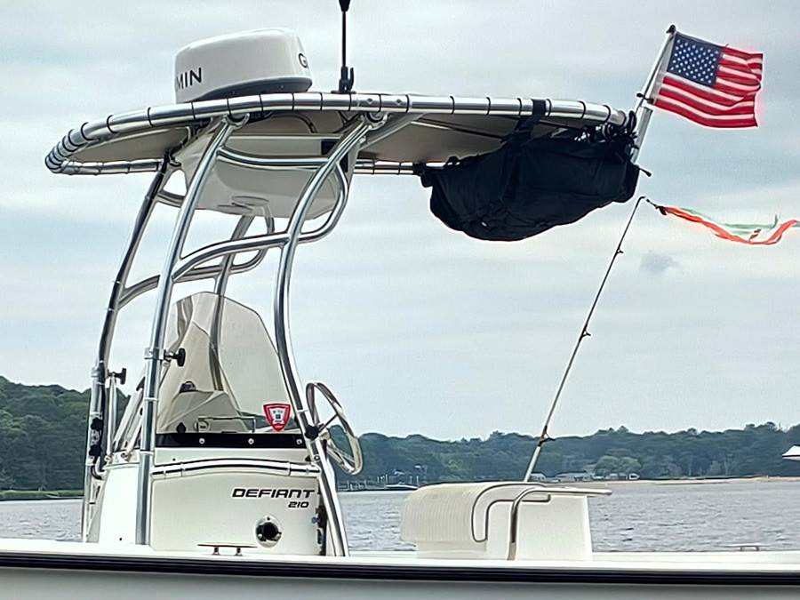 2021 Maritime 210 Defiant with a boat t-top, photo 2 of 10