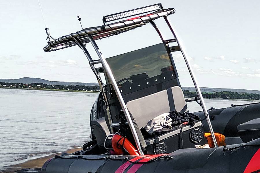 AirSolid RIB with a SG300 boat t-top, photo 2 of 6