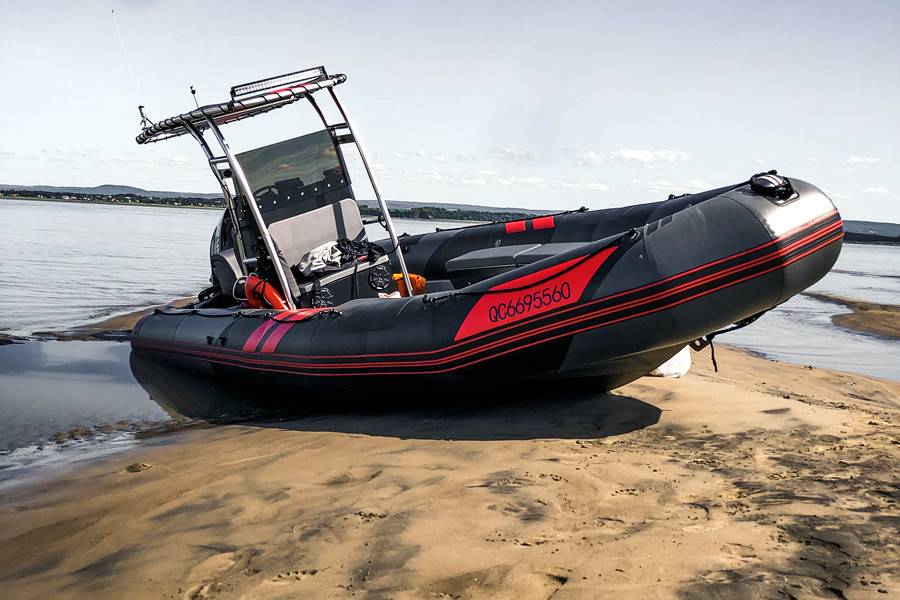 AirSolid RIB with a SG300 boat t-top, photo 1 of 6
