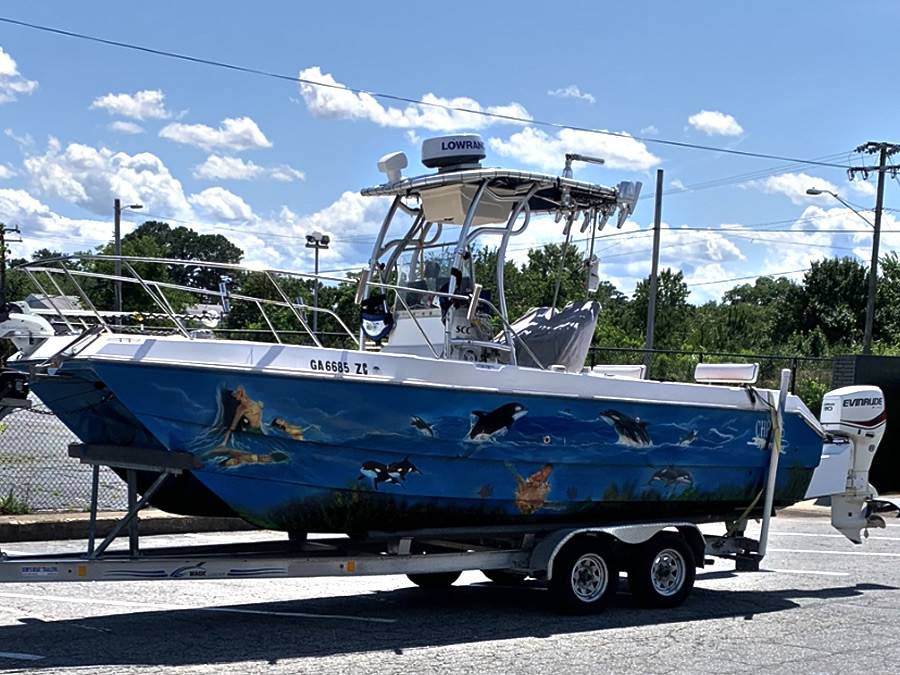SportCat Catamaran with a SG600 boat t-top, photo 1 of 6